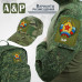 Шеврон на липучке «Герб ЛНР». Размер 100х85 мм. 