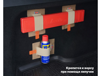 Багажные ремни "Вертикаль-Мини" для ворса. Комплект из 3-х штук. Цвет: бежевый.