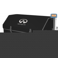 Органайзер-саквояж "Союз" в багажник Infiniti (Инфинити), размер XXL. Цвет: черный с серой окантовкой.
